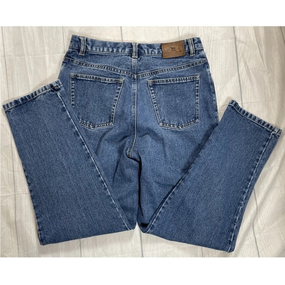 Vintage Lauren Jeans Co By Ralph Lauren Denim Woman’s Size 6 Med Wash Straight - Picture 8 of 9